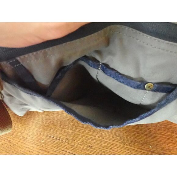 Keen Crossbody Cotton Canvas Casual Crossbody Purse Bag Gray - Picture 8 of 14